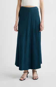 Wyeth Hart Chevron Knit Midi Skirt