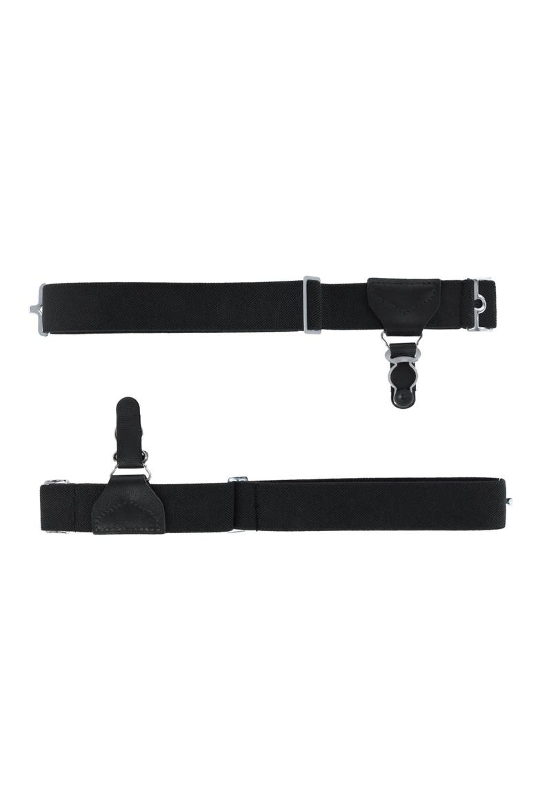 Sutton Single Grip Sock Garters, Alternate, color, Black