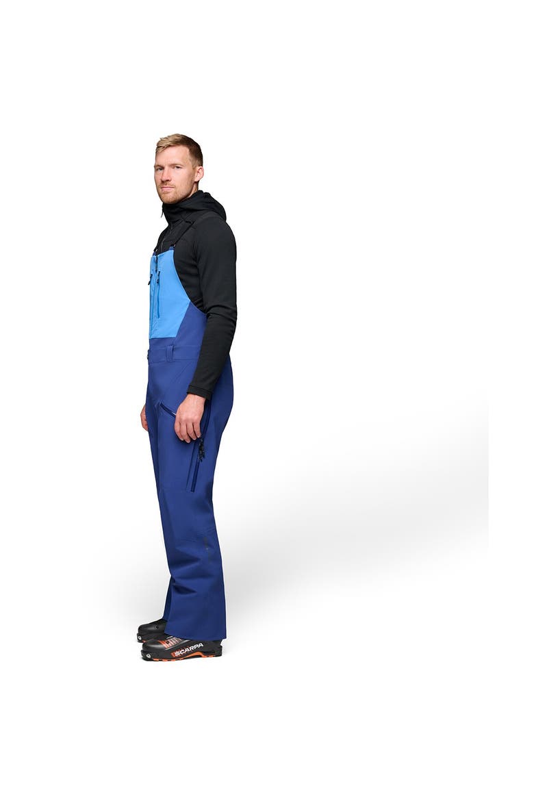 Recon Stretch Bib Pant - Men's, Alternate, color, Twilight Blue/Vertical Blue