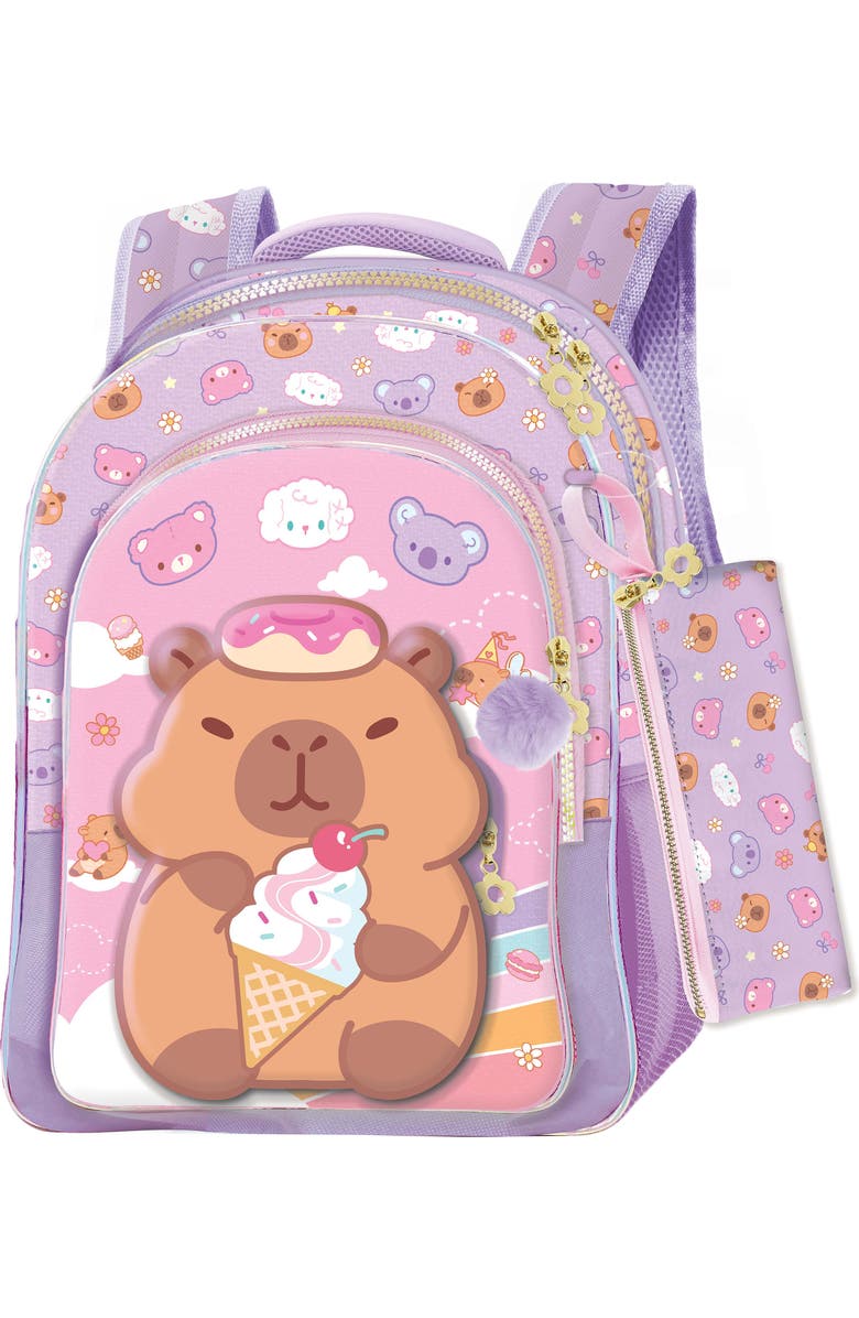 HOT FOCUS Kids' Trendy Backpack, Main, color, Purple Multi