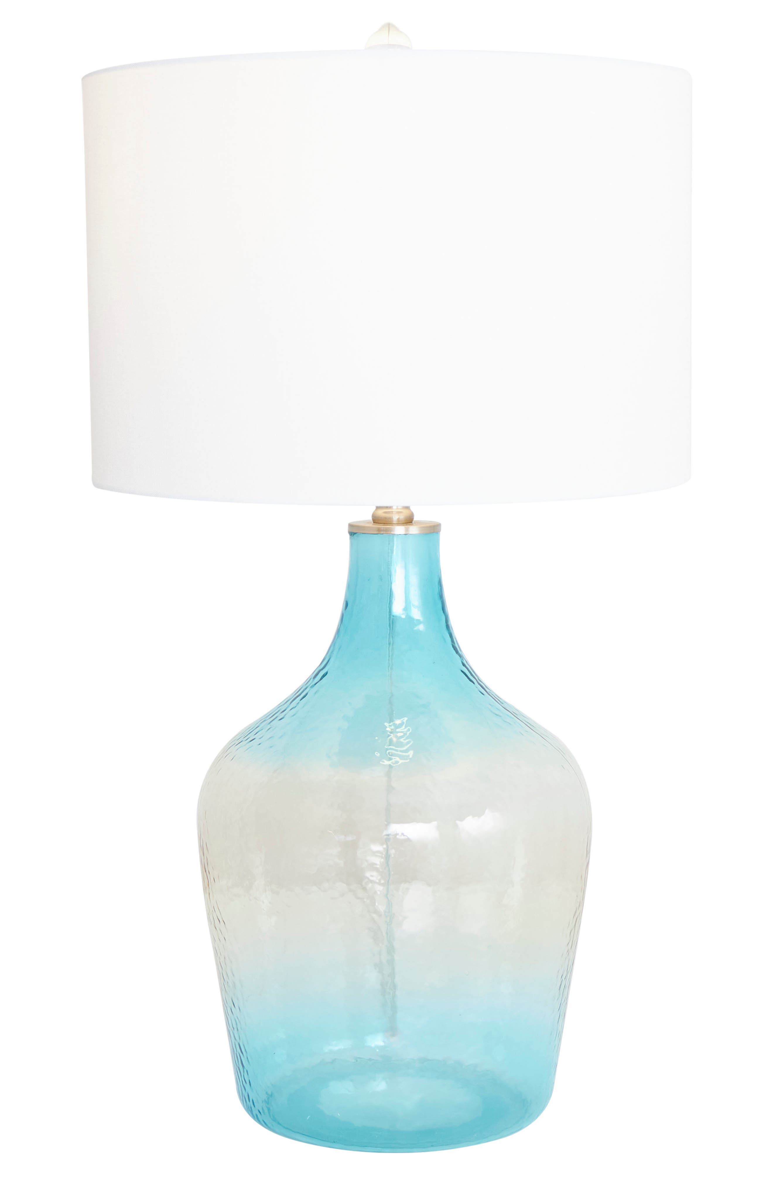 WILLOW ROW Blue Glass Accent Lamp | Nordstromrack