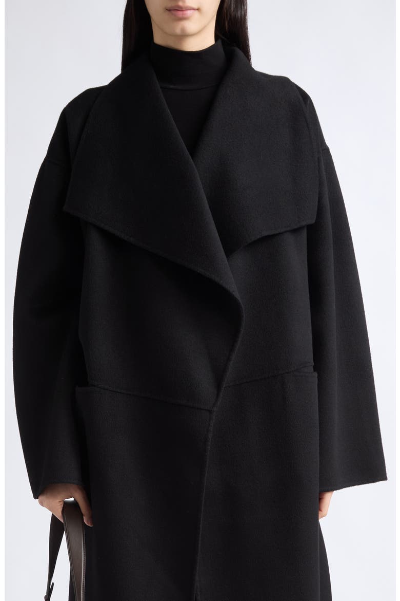 Slit Scuba Knit Skirt, Main, color, BLACK