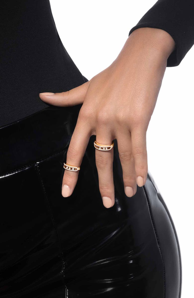 Messika Baby Move Diamond Pavé Ring, Alternate, color, 