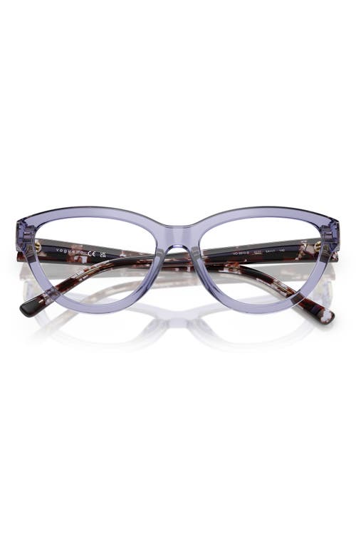 Vogue 54mm Cat Eye Optical Glasses In Purple