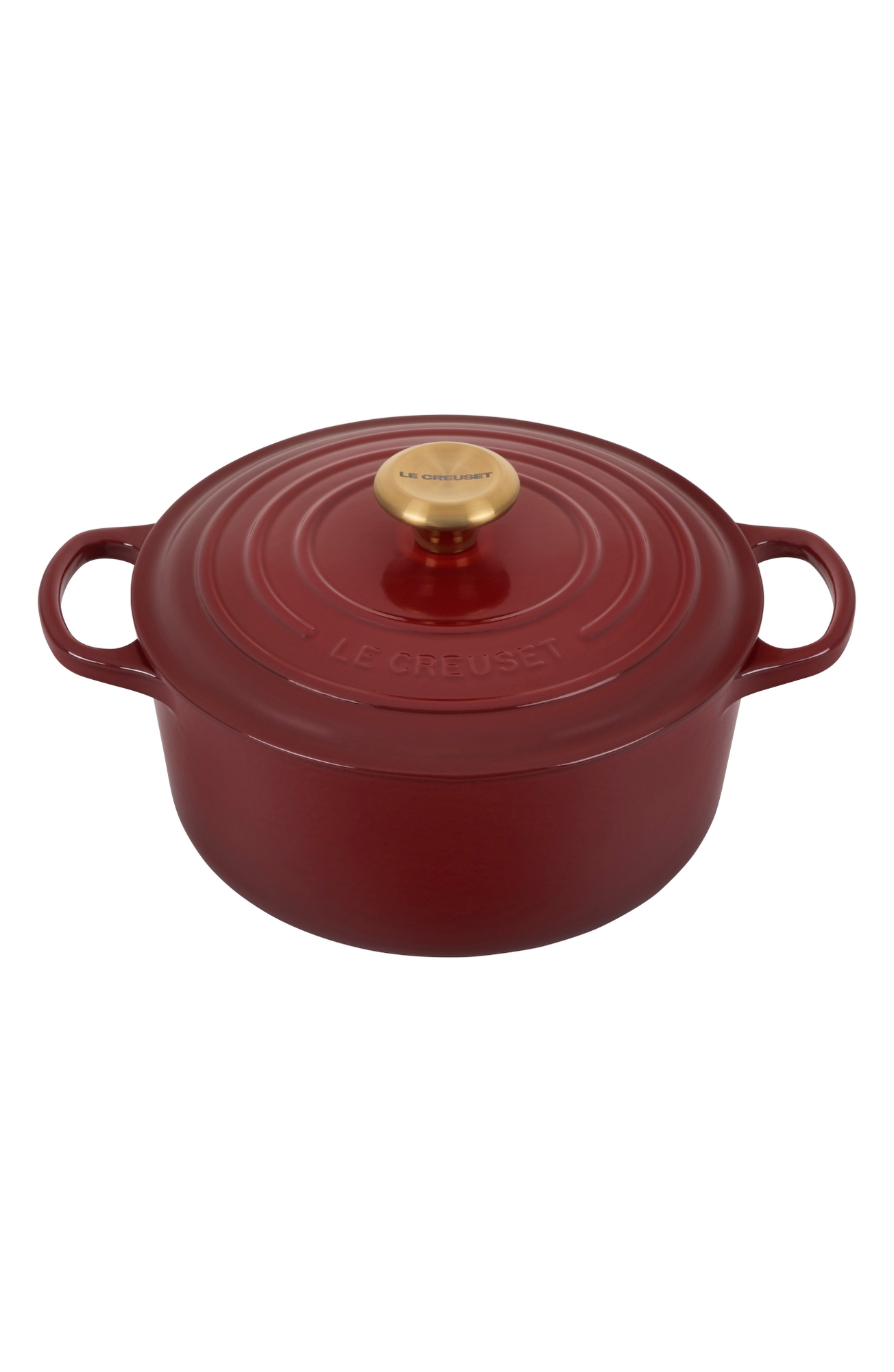 Le Creuset Signature 5.5-Quart Round Enamel Cast Iron French/Dutch Oven - Rhone