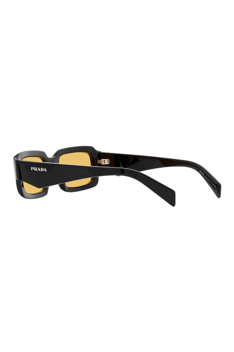 55mm Cat Eye Sunglasses, Alternate, color, BLACK YELLOW