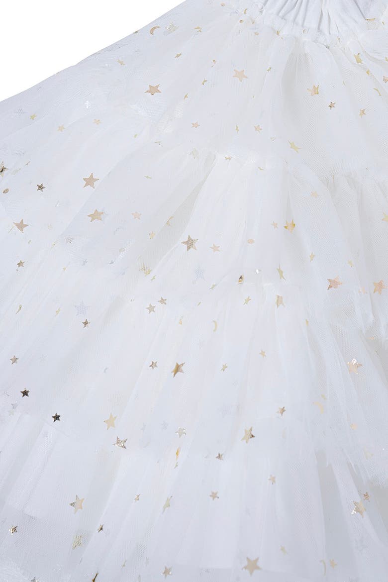 Moon Tutu Skirt, Alternate, color, To Moon White