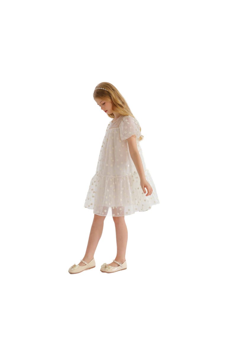 Tulleen Perivale Dress, Alternate, color, White