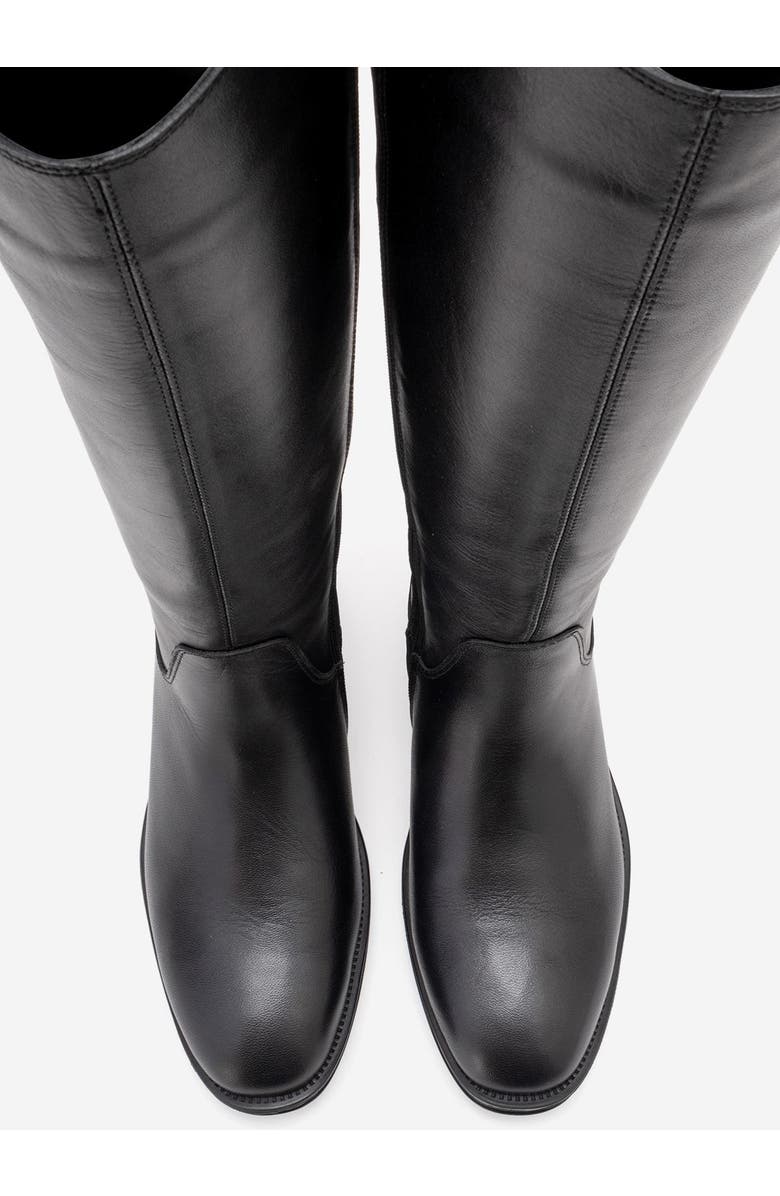 Forever & Always Shoes Ruiz Leather Knee High Boot, Alternate, color, Black