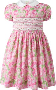 Rachel Riley Classic Rose Smocked Dress