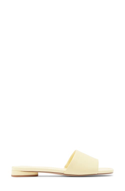 Nordstrom Babette Slide Sandal In Yellow Pastel