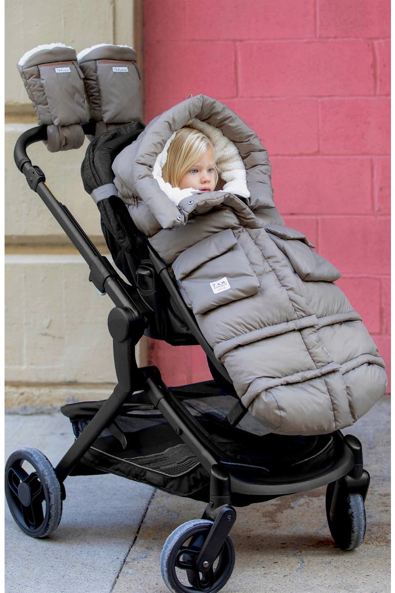 212 evolution® Extendable Stroller & Car Seat Waterproof Footmuff, Alternate, color, CHESTNUT