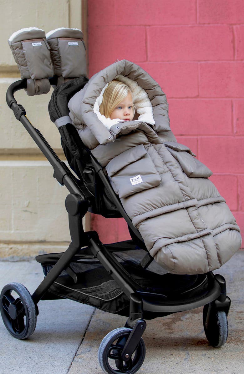 7 A.M. Enfant 212 evolution<sup>®</sup> Extendable Stroller & Car Seat Waterproof Footmuff, Alternate, color, Chestnut