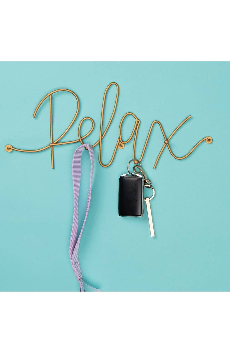 Totalee Gift Relax Metal Hook Rack Metal Gold, Alternate, color, Gold