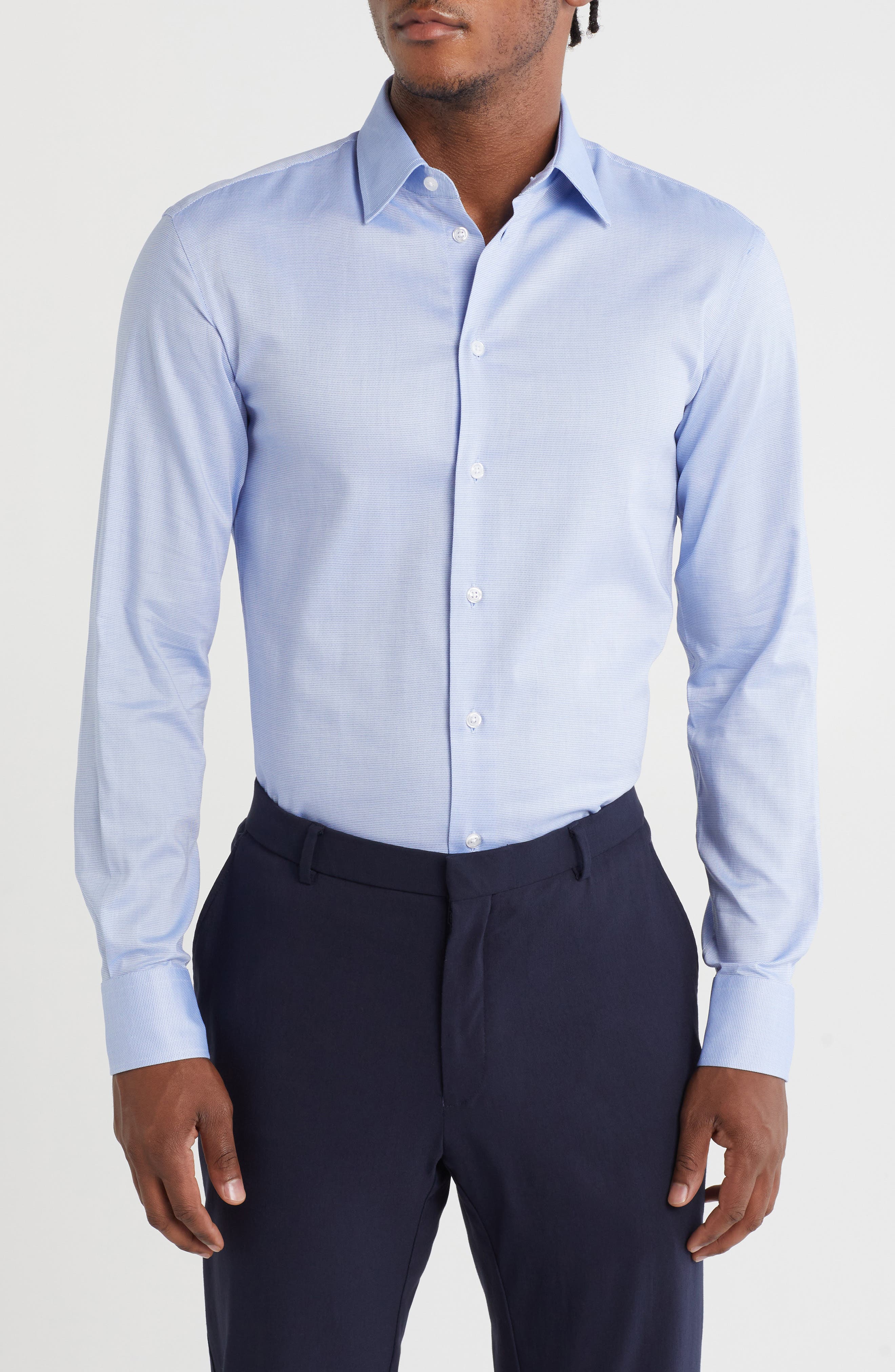 Armani Collezioni Cotton Stretch Dress Shirt