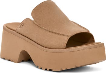 【UGG】New Heights Slide−Ｂｅｉｇｅ New Heights Slide