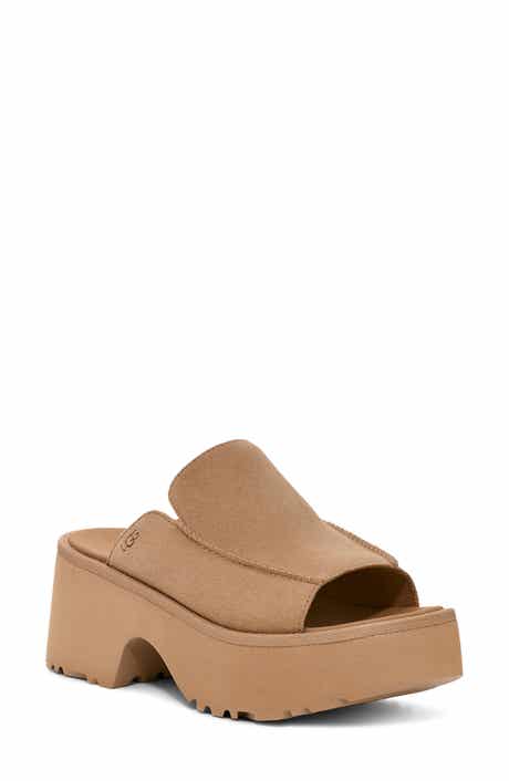 UGG® New Heights Platform Slide Sandal