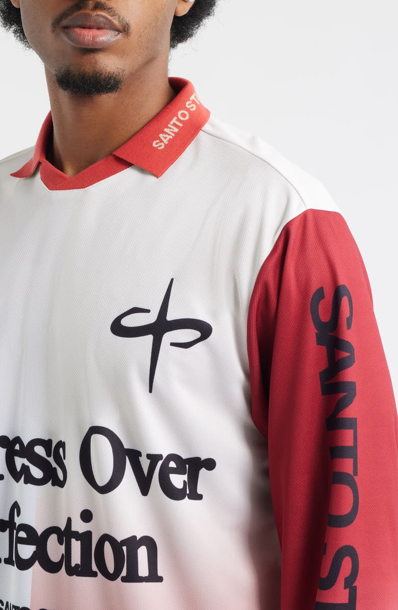 SANTO STUDIO Progress Over Perfection Club Jersey, Alternate, color, Red