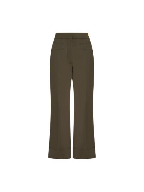 BRODY Cropped-cuff Pant Pale Camel