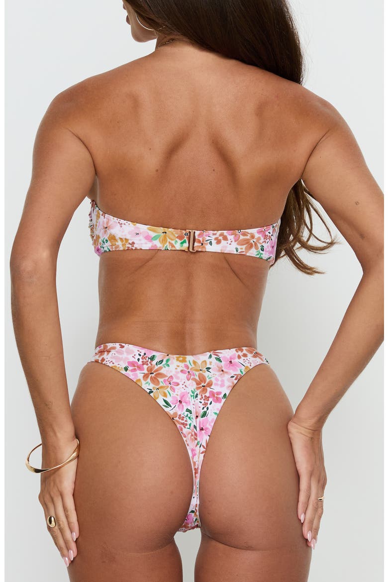Tamrali Bandeau Bikini Top, Alternate, color, MULTI FLORAL