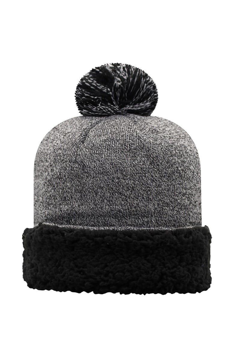 TOP OF THE WORLD Women's Top of the World Black Clemson Tigers Snug Cuffed Knit Hat with Pom, Alternate, color, 