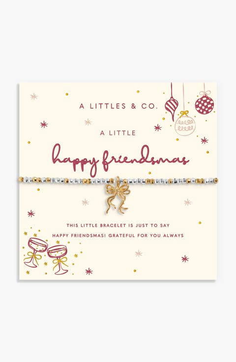 Christmas Little Stories 'Happy Friendsmas' Bracelet