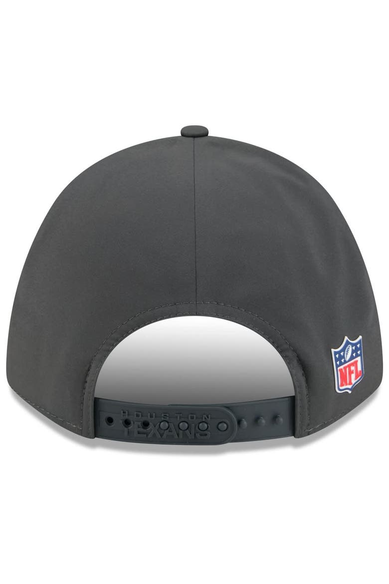 Men's New Era Charcoal Houston Texans 2025 Sideline Cold Weather 9FORTY M-Crown Adjustable Hat, Alternate, color, Charcoal