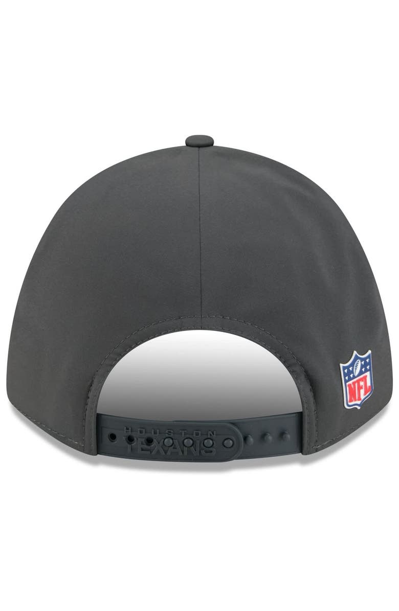 New Era Men
s New Era Charcoal Houston Texans 2025 Sideline Cold Weather 9FORTY M-Crown Adjustable Hat, Alternate, color, Charcoal