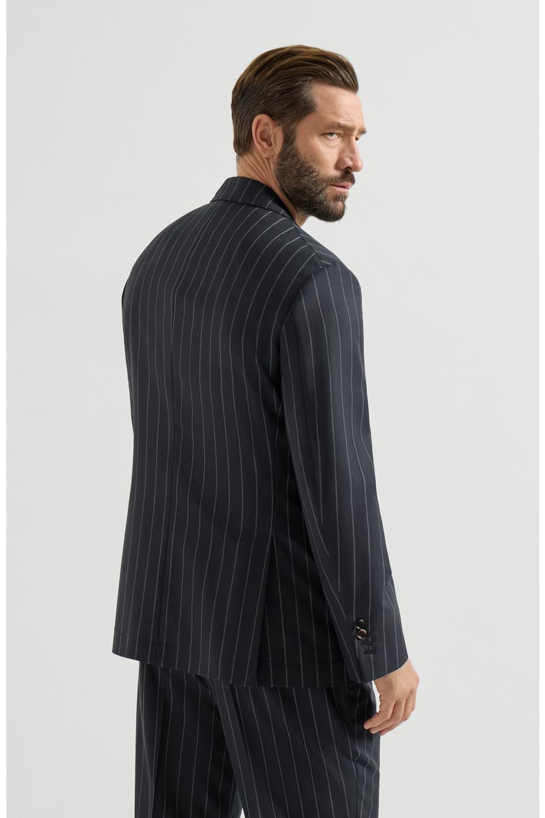 Virgin wool blazer, Alternate, color, Black