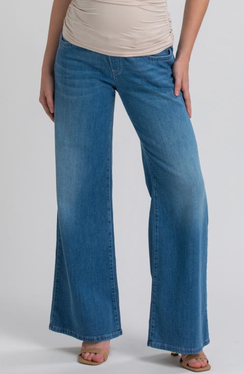 Wide Leg Maternity Jeans