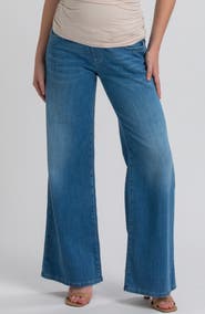 PIETRO BRUNELLI MATERNITY Wide Leg Maternity Jeans