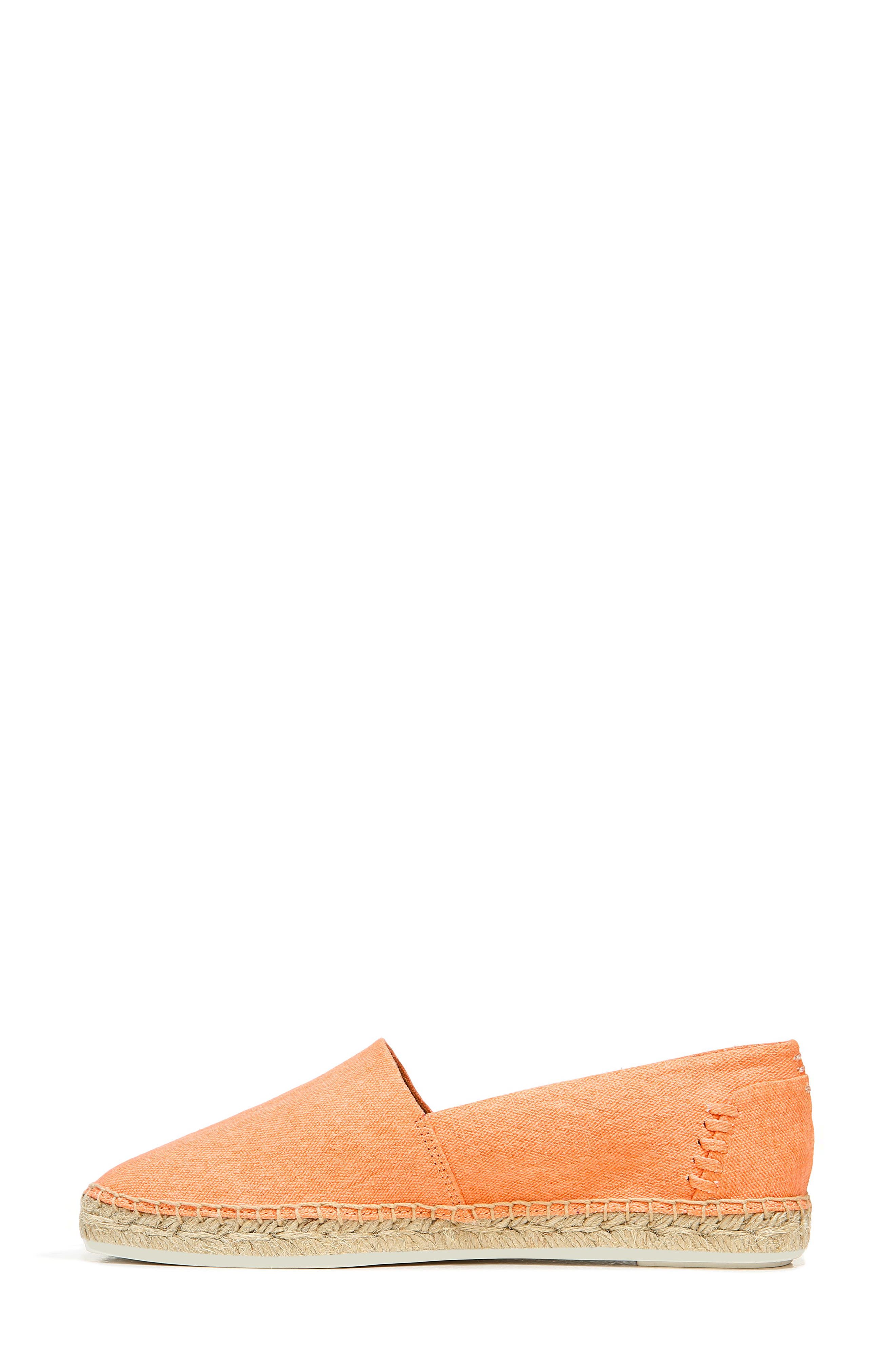 Kenna Espadrille Flat, Alternate, color, MELON