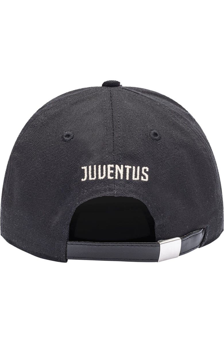 FAN INK Men's Black Juventus Swatch Adjustable Hat, Alternate, color, 