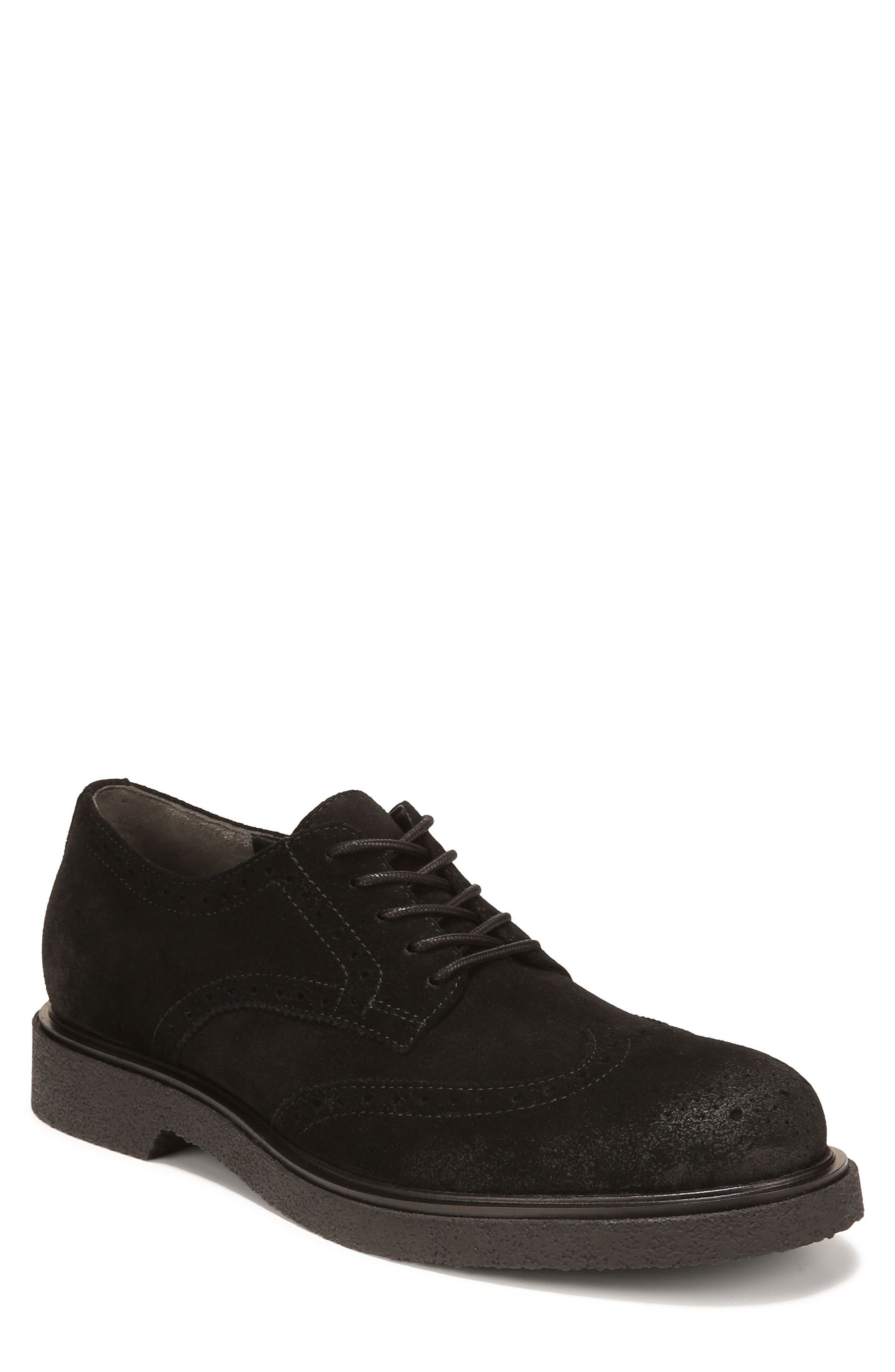 Ted Wingtip Oxford, Main, color, BLACK