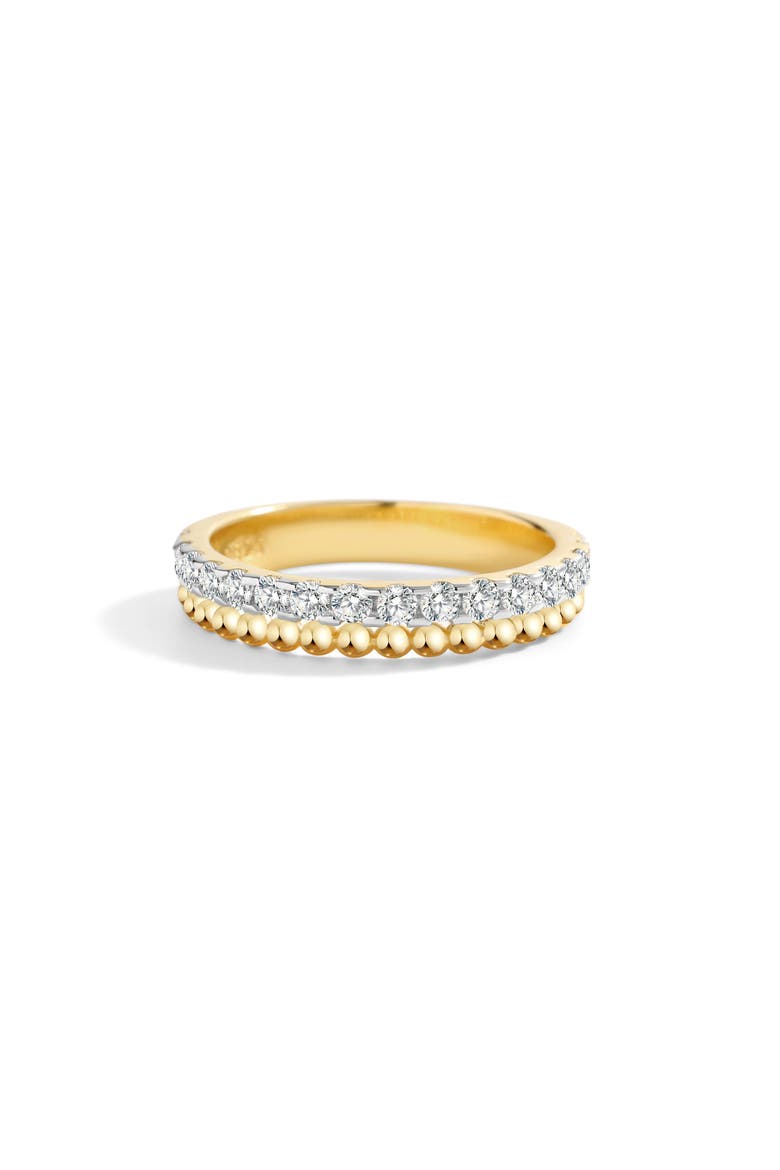 Beaded Cubic Zirconia Band, Main, color, 18k Gold Over Sterling Silver