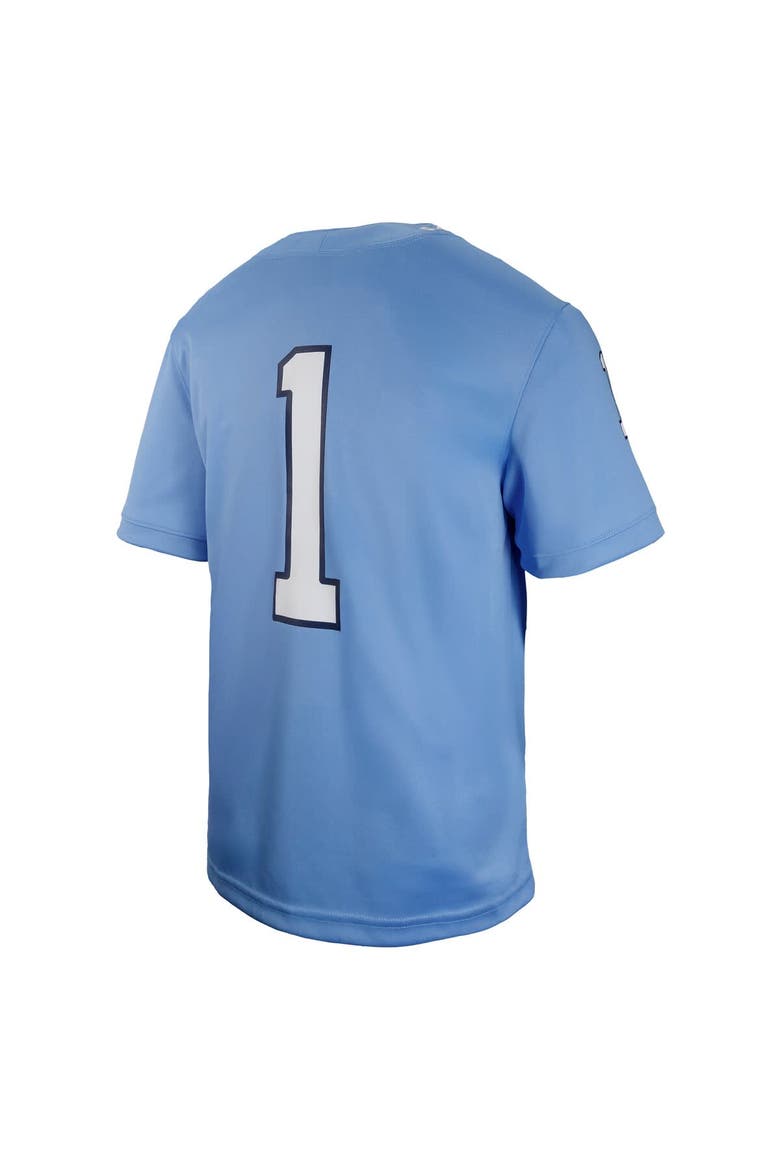 Youth Jordan Brand #1 Carolina Blue North Carolina Tar Heels Untouchable Replica Game Jersey, Alternate, color, Light Blue