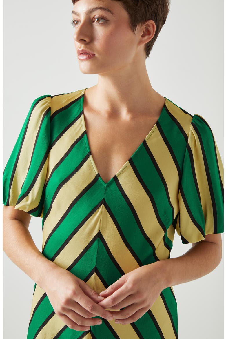 Meerim Maxi Dress, Alternate, color, GREEN