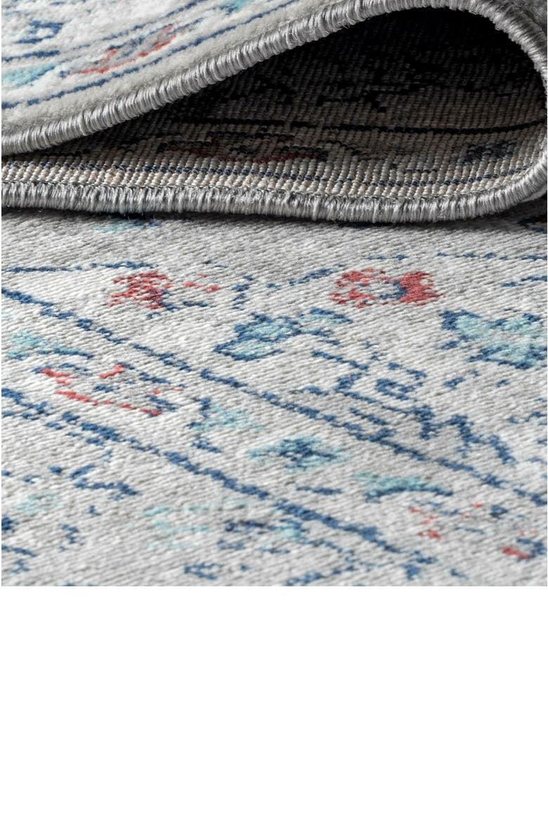 JONATHAN Y Modern Persian Vintage Medallion Area Rug, Alternate, color, Light Gray/ Multi