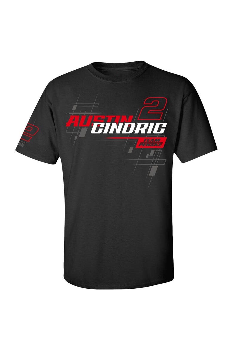 Men's Black Austin Cindric 3-Spot Lifestyle T-Shirt, Alternate, color, Black
