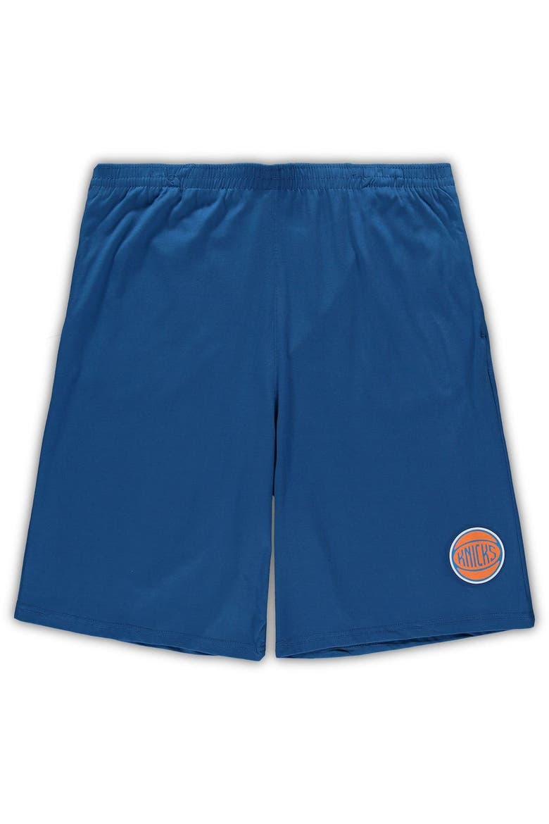 Men's Concepts Sport Orange/Blue New York Knicks Big & Tall T-Shirt & Shorts Sleep Set, Alternate, color, Orange