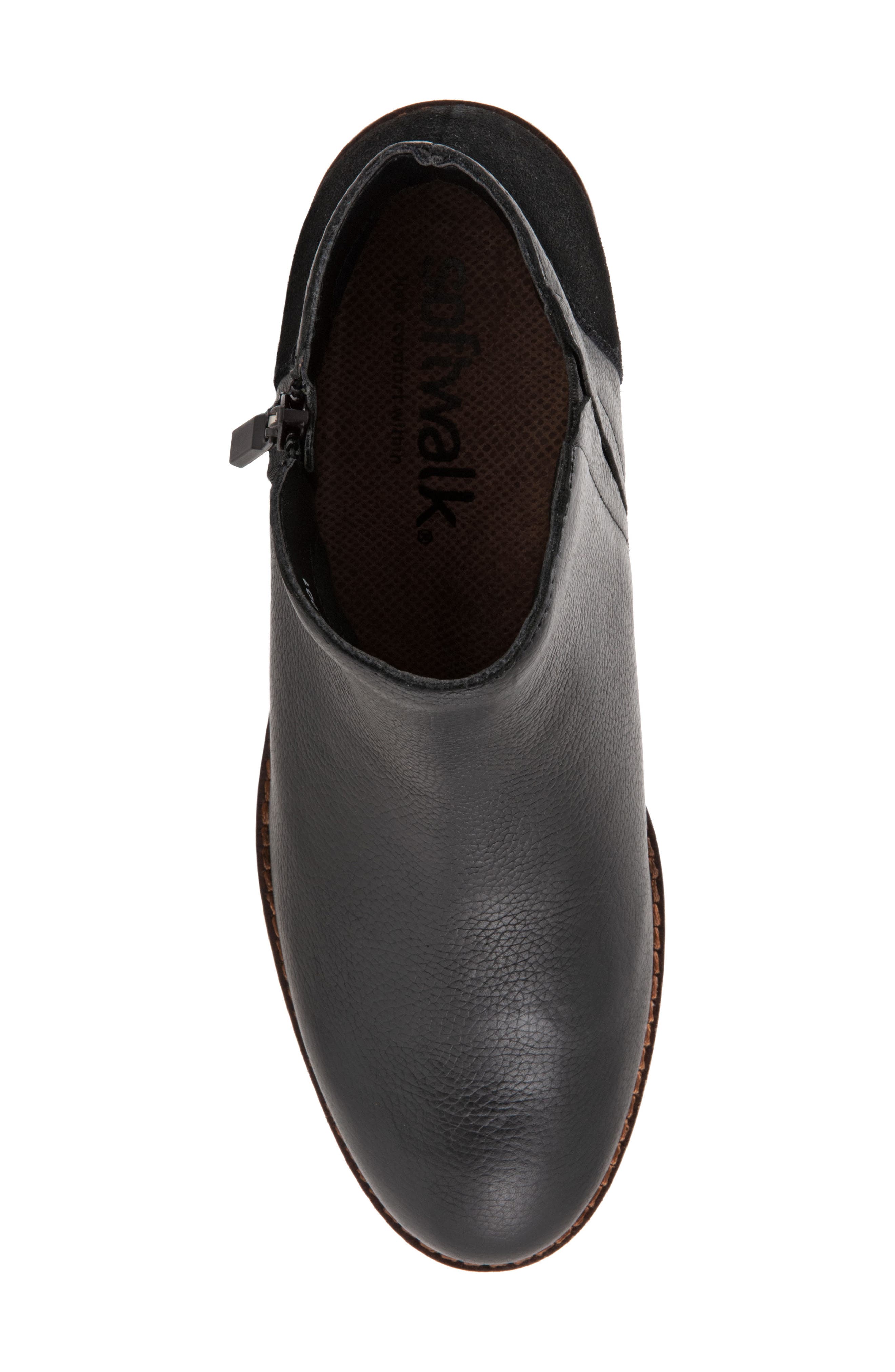 SoftWalk<sup>®</sup> Wesley Bootie, Alternate, color, Black Leather