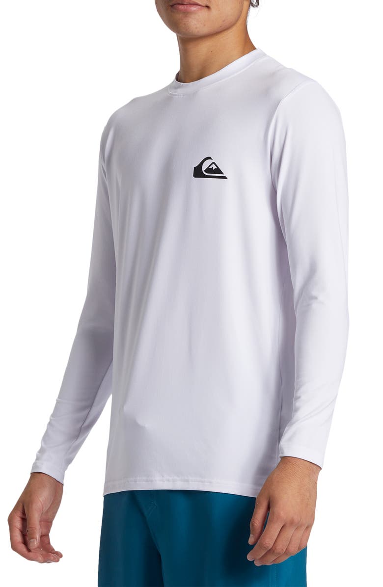 Quiksilver Everyday Surf UPF 50+ Long Sleeve T-Shirt, Alternate, color, White