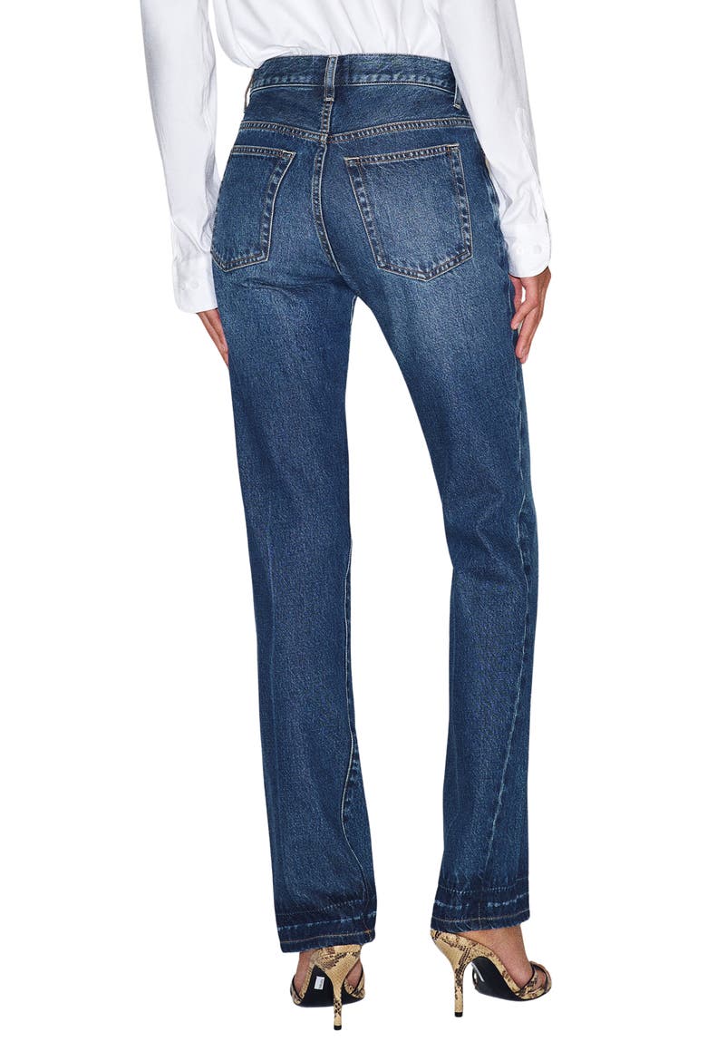 Alexa Chung High Waist Straight Leg Jeans, Alternate, color, SCORPIO SUN