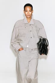 COS Mock-neck Denim Jacket