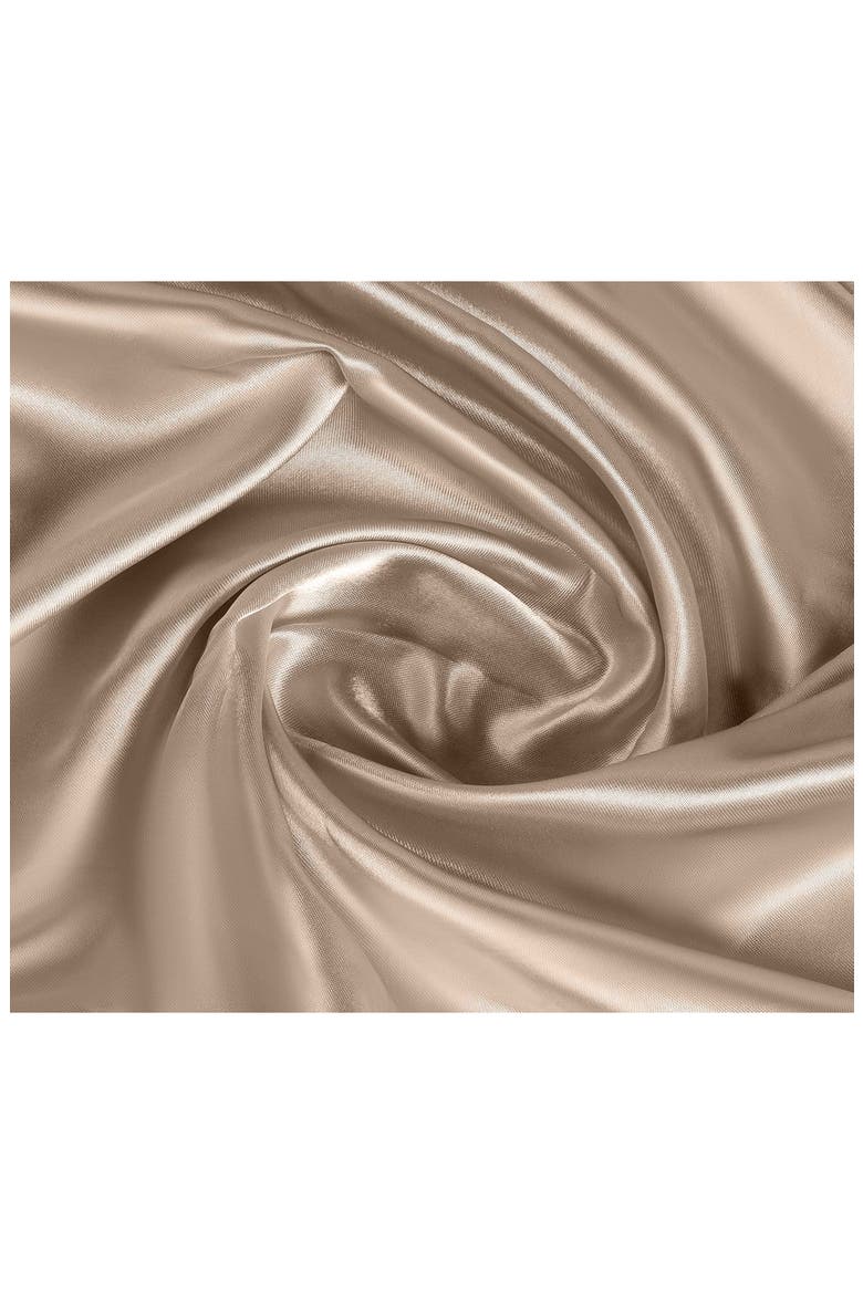 Elegance Satin Sheet Set, Alternate, color, CHAMPAGNE