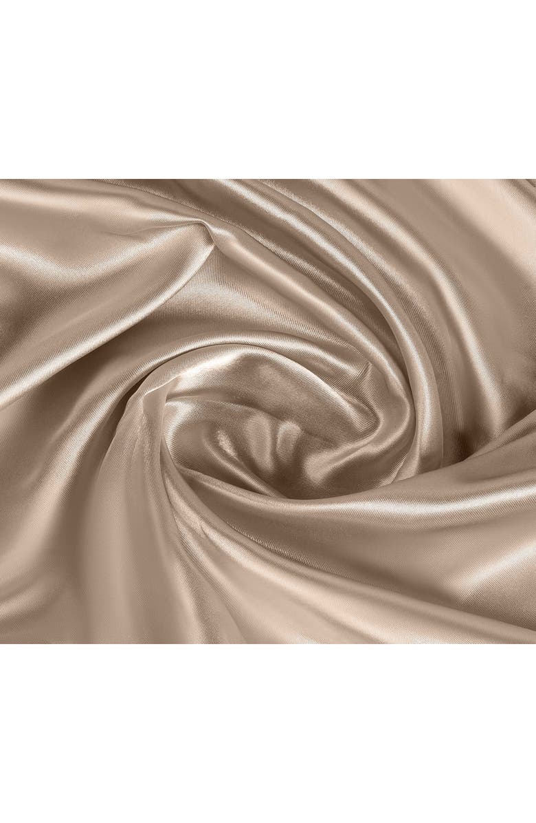 Martex Elegance Satin Sheet Set, Alternate, color, Champagne