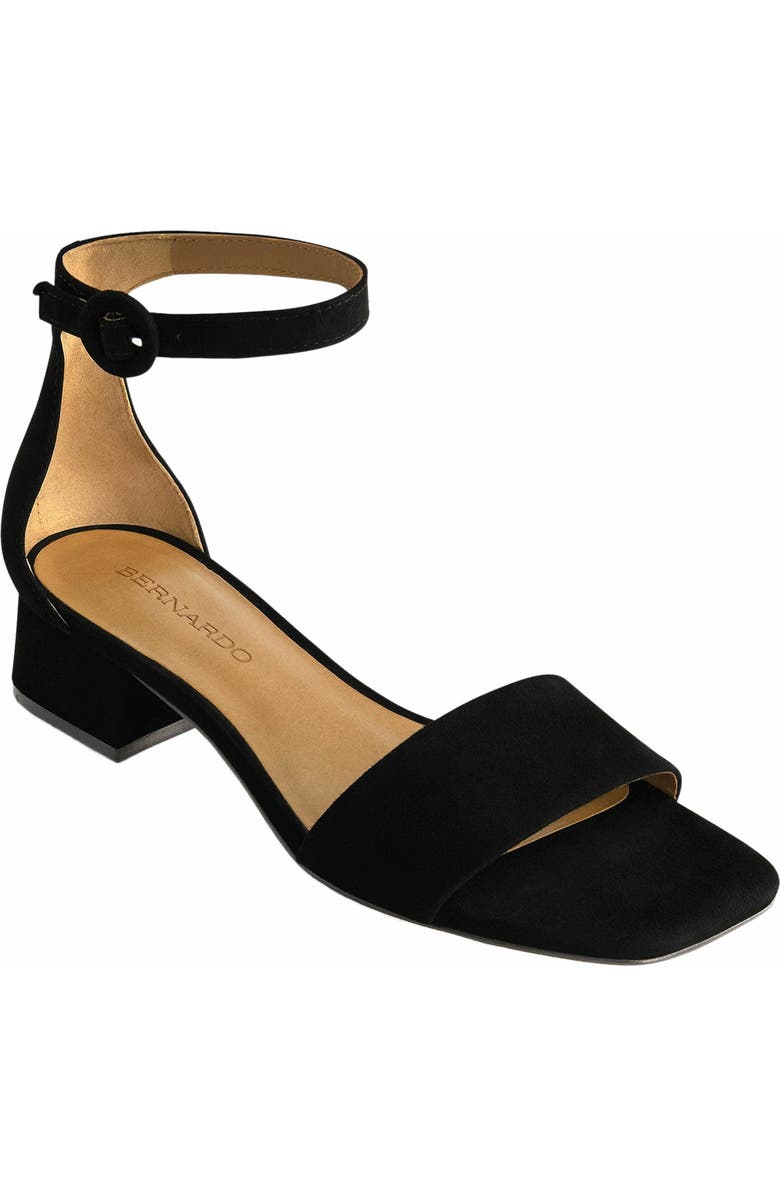Bernardo Footwear Jalena Ankle Strap Sandal, Alternate, color, Black