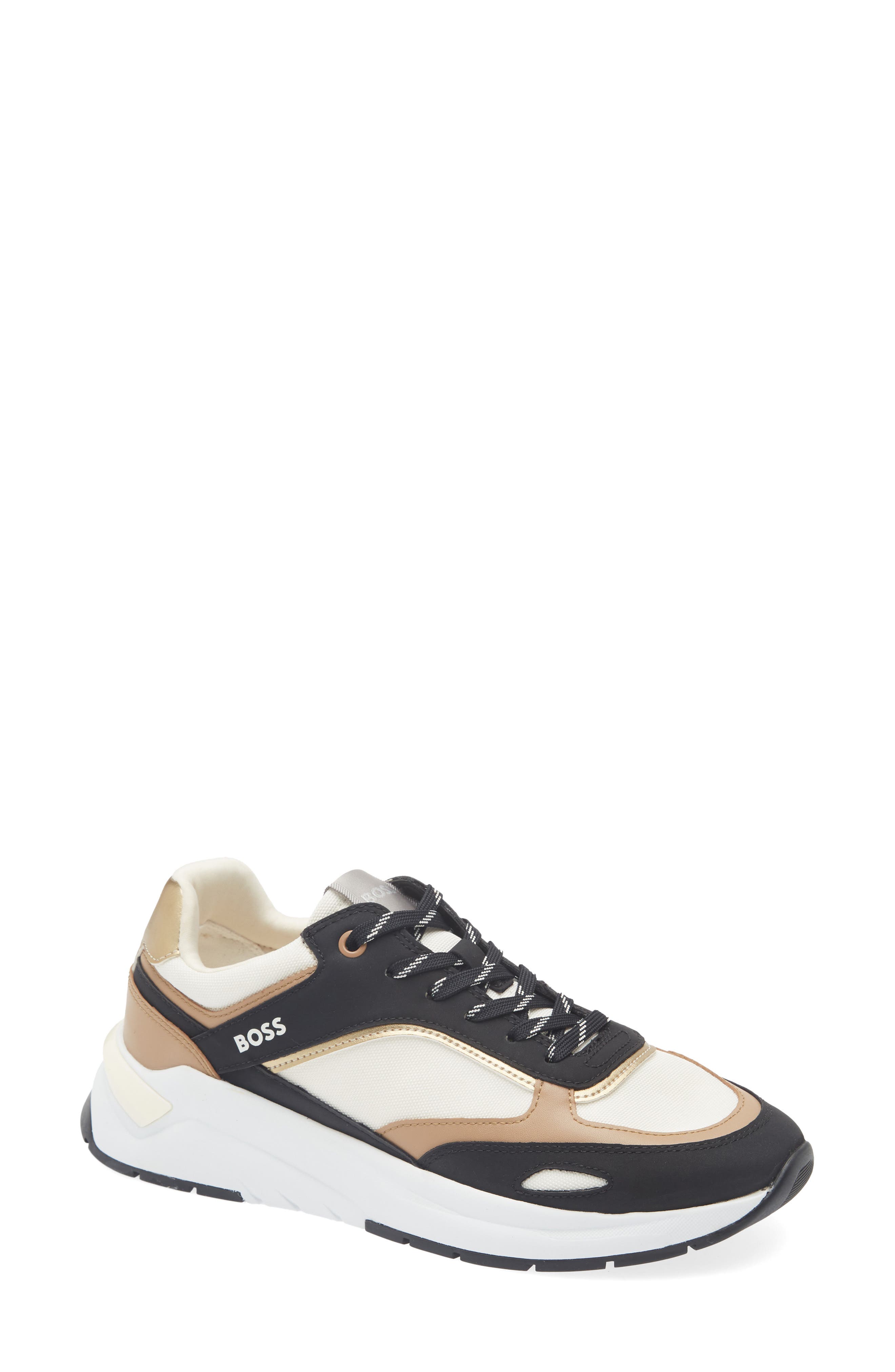 BOSS Skylar Runn Sneaker, Main, color, Black