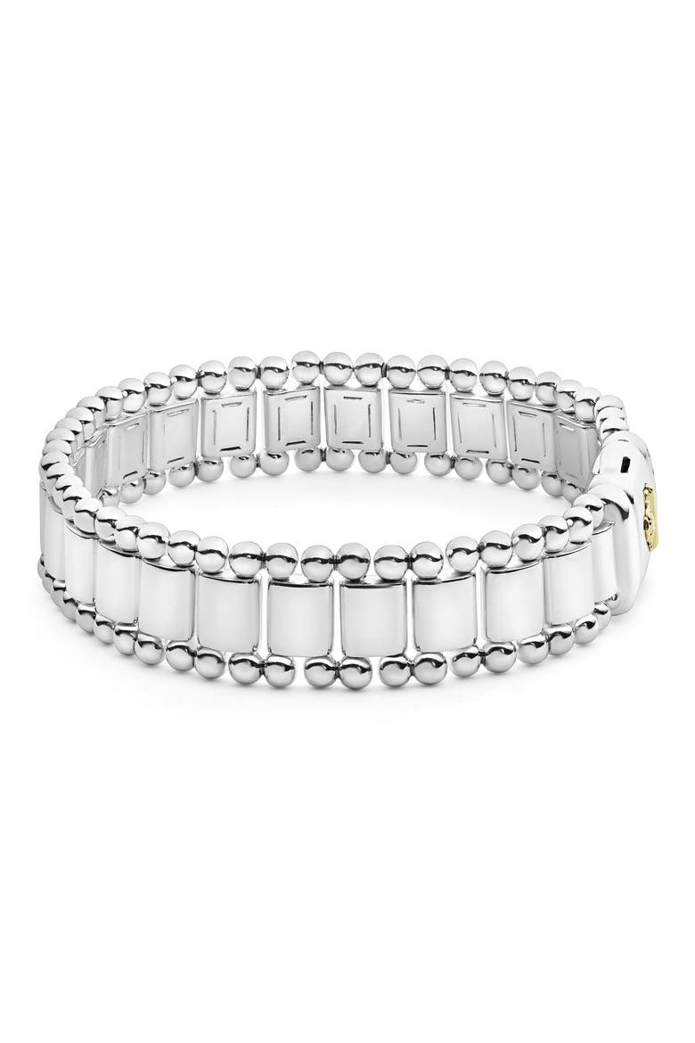 Anthem Caviar Lined Bracelet, Alternate, color, SILVER