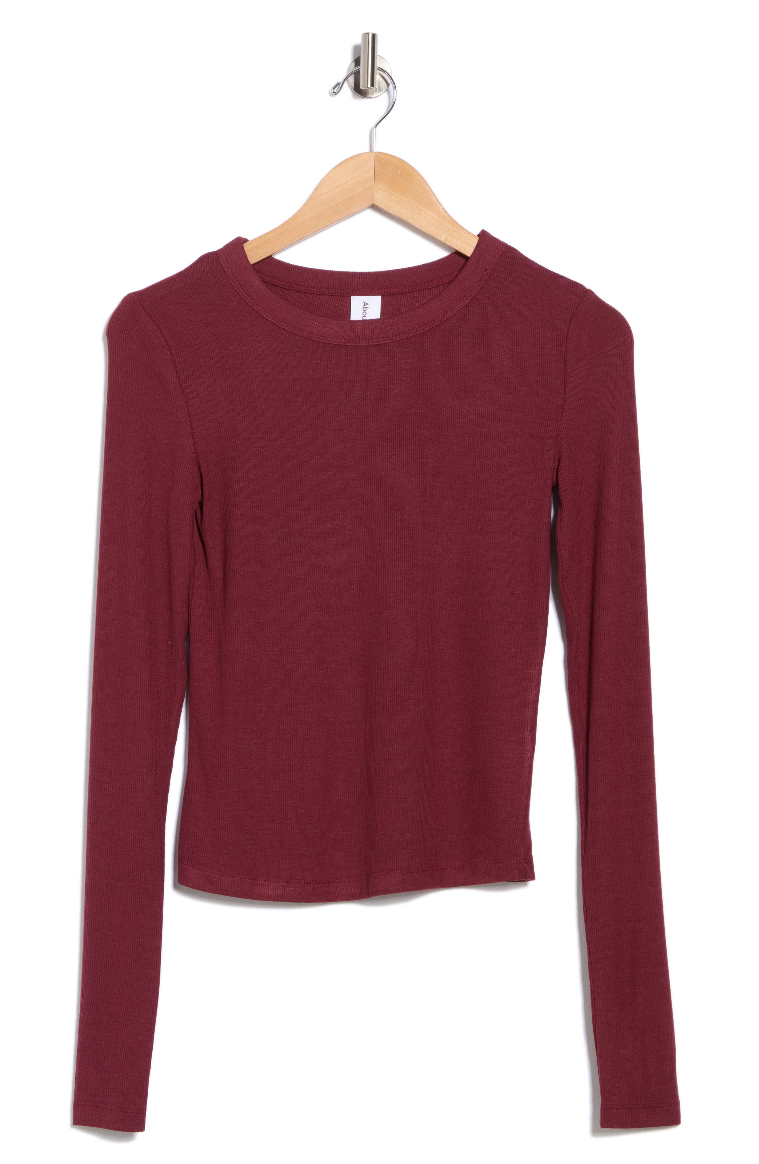Abound Long Sleeve Rib Knit T-Shirt | Mission Valley
